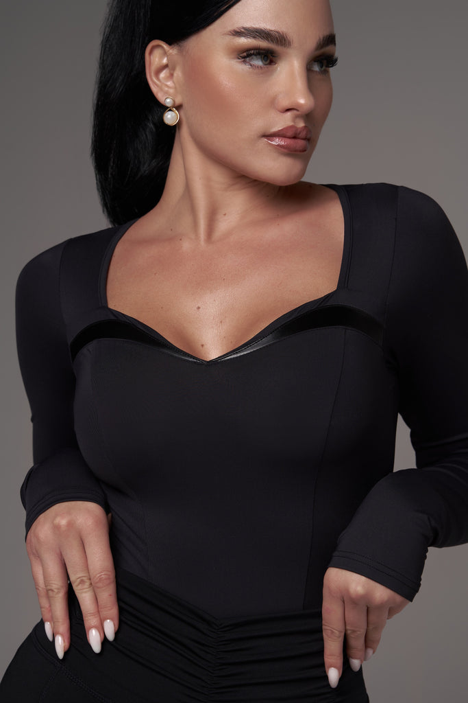 Forca Active Ruched Waistband Leggings - Classic Black